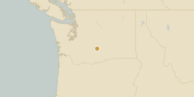 Map of Yakima, Washington