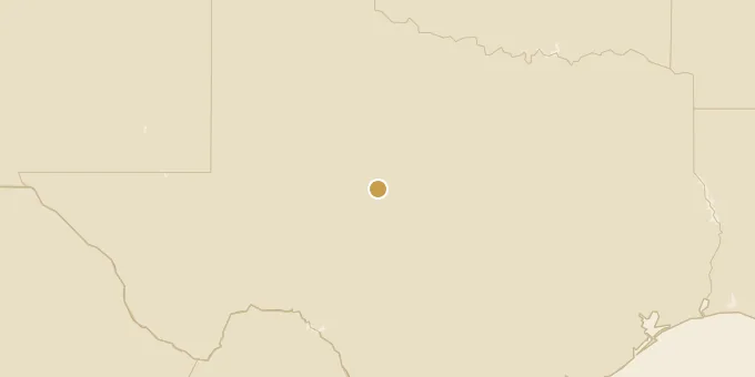 Map of Ballinger, Texas
