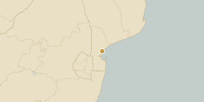 Map of Marracuene, Mozambique