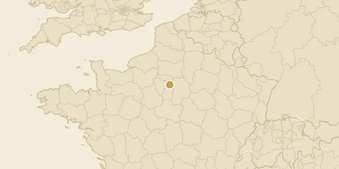 Map of Paris, France