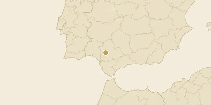 Map of Seville, Spain