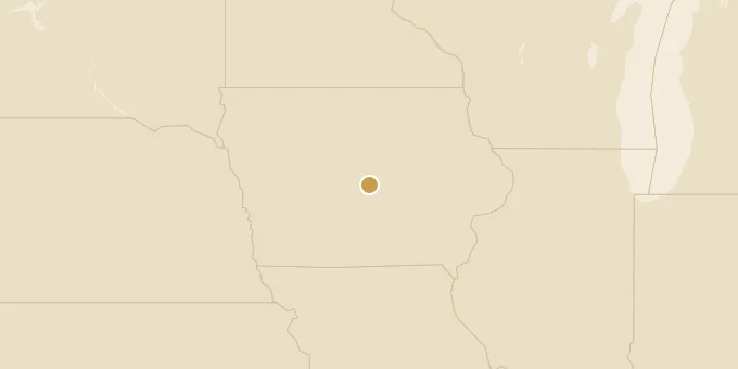 Map of Iowa