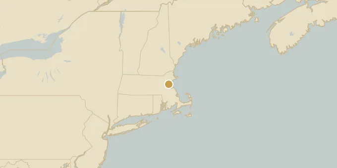 Map of Everett, Massachusetts