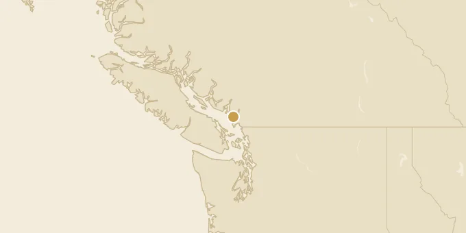Map of Vancouver, Canada