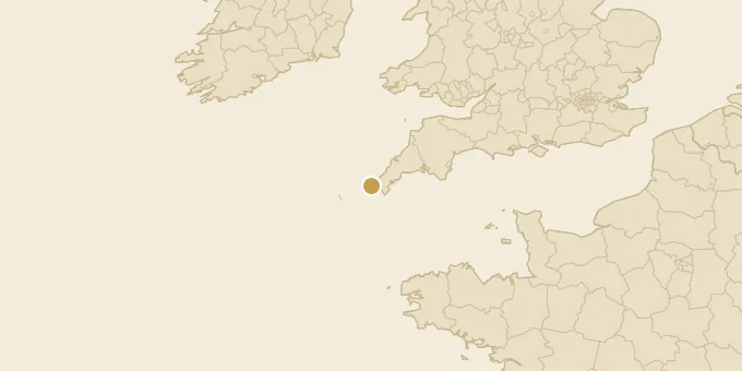 Map of Penzance, England