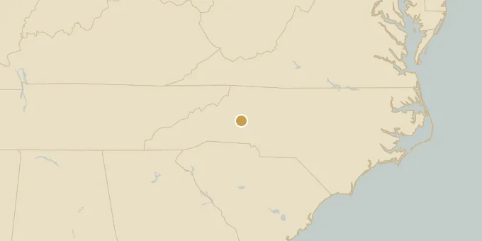 Map of Hickory, North Carolina
