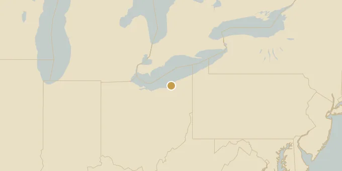 Map of Euclid, Ohio