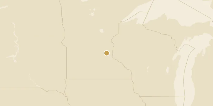 Map of Minneapolis, Minnesota