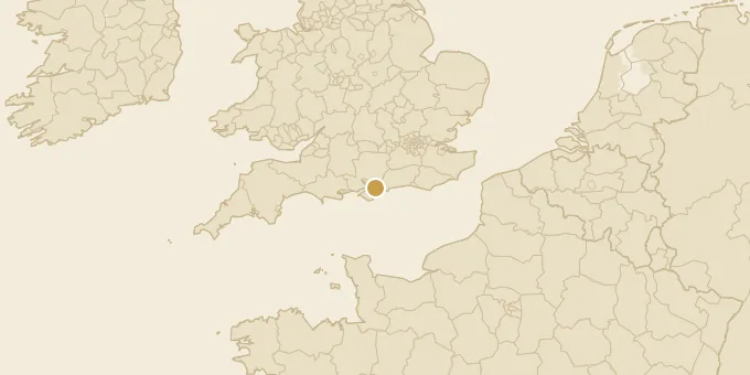 Map of Gosport, England