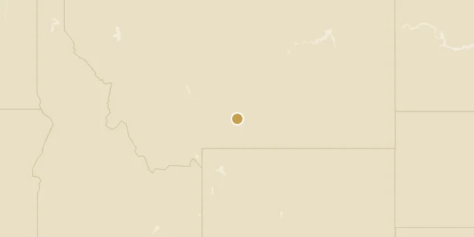 Map of Greycliff, Montana