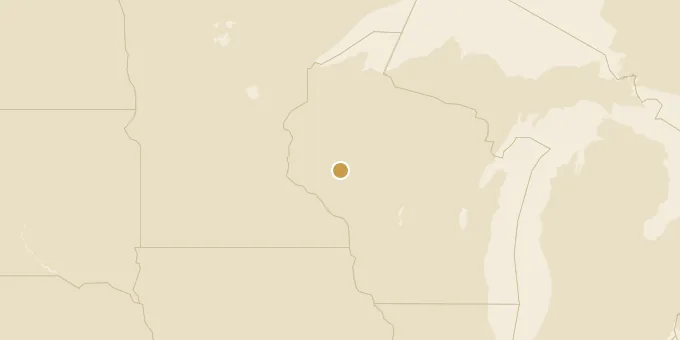 Map of Chippewa Valley, Wisconsin