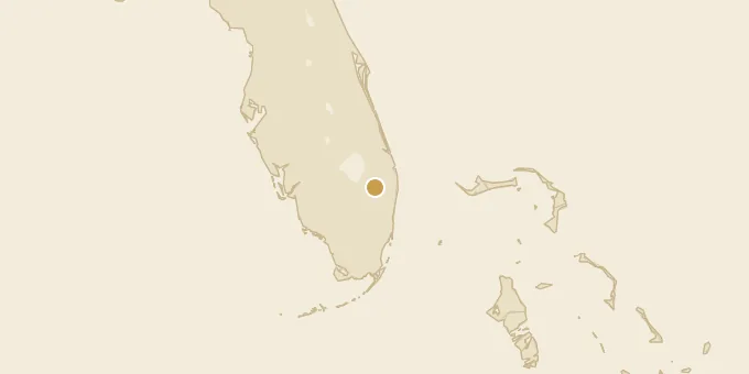 Map of Palm Beach County, Florida