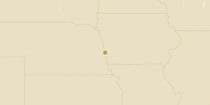 Map of Omaha, Nebraska