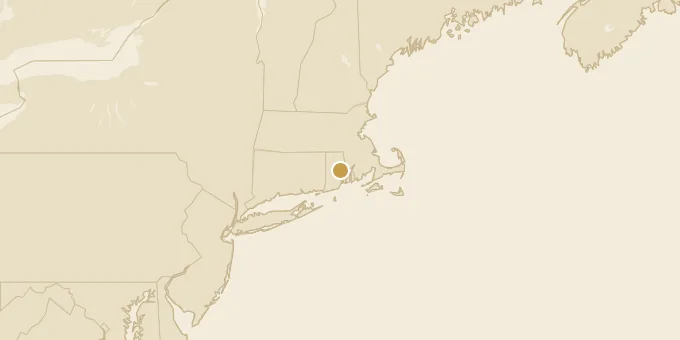Map of Warwick, Rhode Island