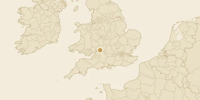 Map of Stroud, England