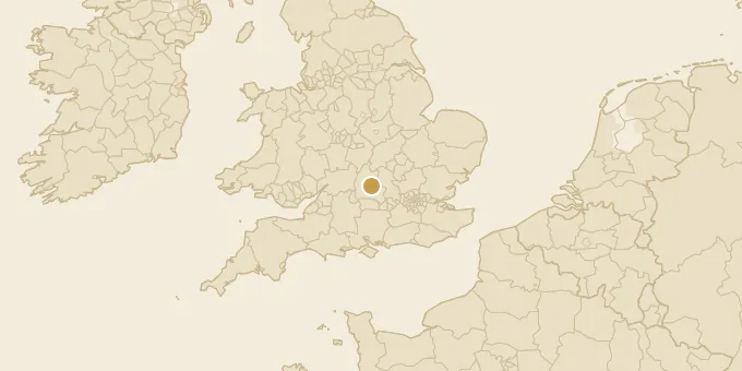 Map of Oxford, England