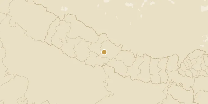 Map of Langtang Valley, Nepal
