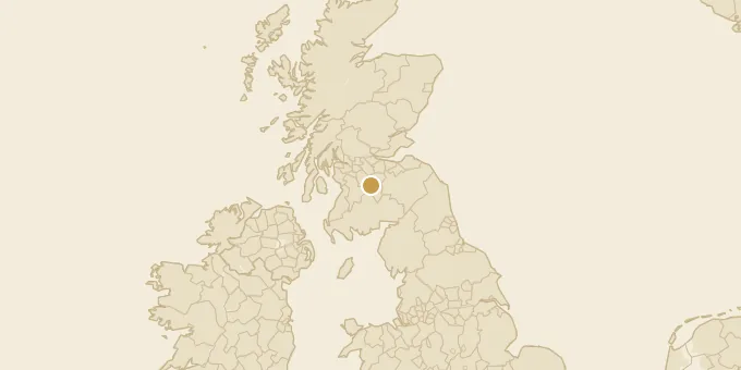 Map of South Lanarkshire, Scotland