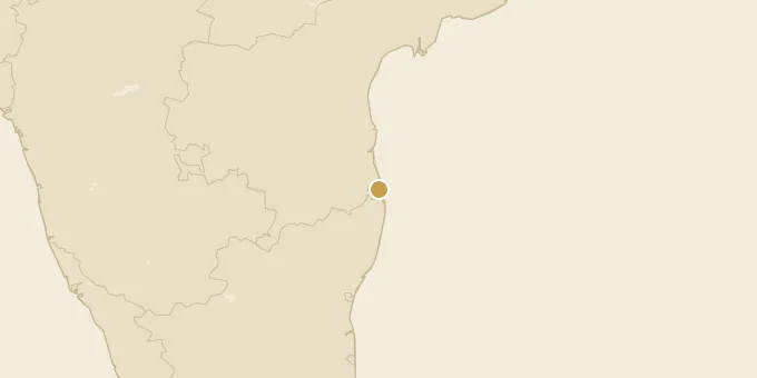 Map of Sriharikota, India