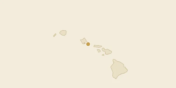 Map of East Honolulu, Hawaii