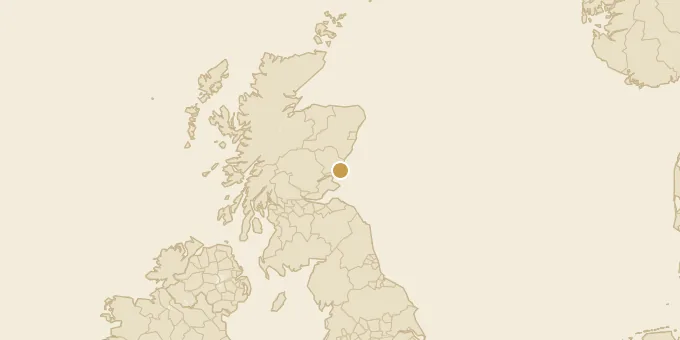 Map of Arbroath, Scotland