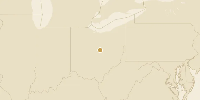 Map of Mt. Vernon, Ohio