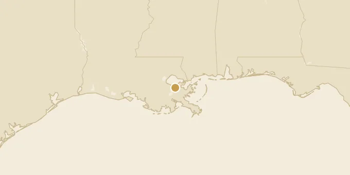 Map of New Orleans, Louisiana