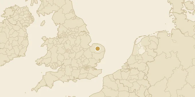 Map of Norfolk, England
