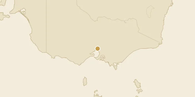 Map of Melbourne, Australia