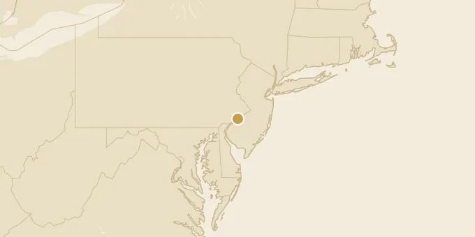 Map of Philadelphia, Pennsylvania