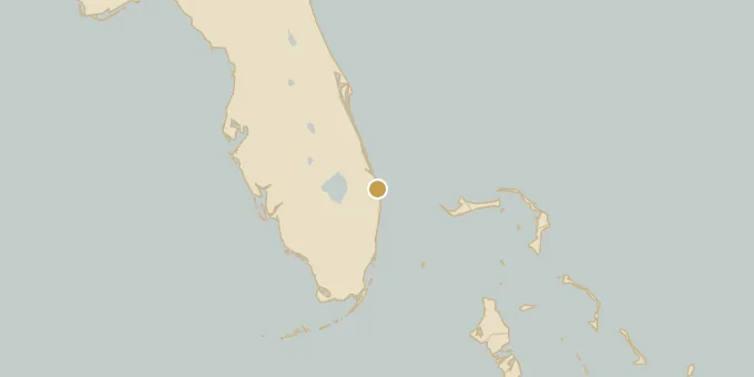 Map of Jupiter, Florida