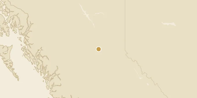 Map of Prince George, British Columbia