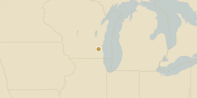 Map of Pewaukee, Wisconsin