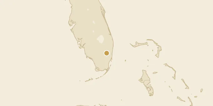 Map of Broward County, Florida