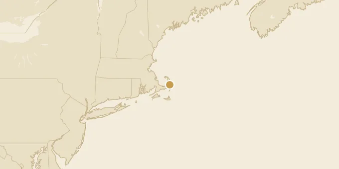 Map of Cape Cod, Massachusetts