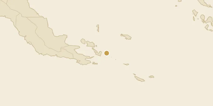 Map of Milne Bay, Papua New Guinea