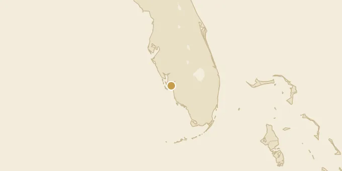 Map of Cape Coral, Florida