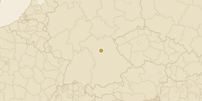 Map of Erlangen, Germany
