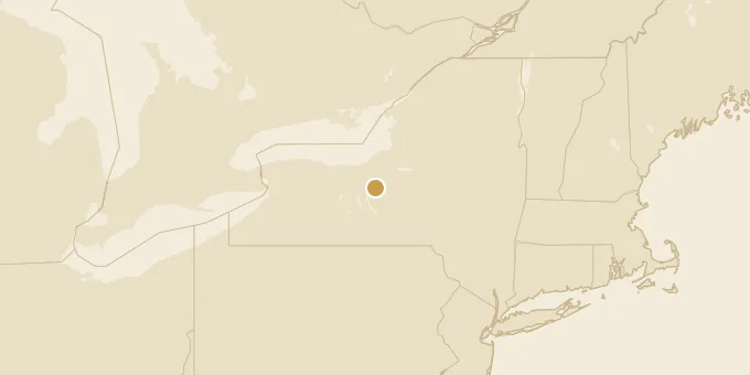 Map of Auburn, New York