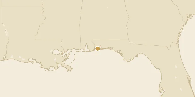 Map of Pensacola, Florida
