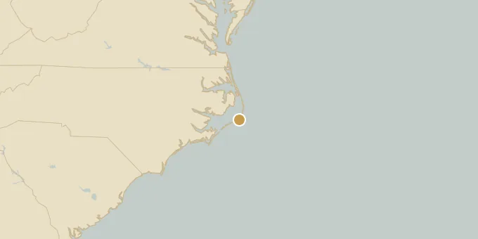 Map of Frisco, North Carolina