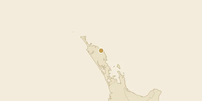 Map of Bay of Islands, New Zealand