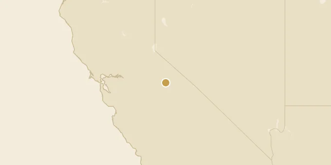 Map of Yosemite, California