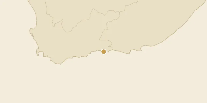 Map of Brenton-on-Sea, South Africa