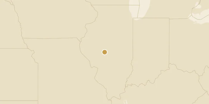 Map of Springfield, Illinois