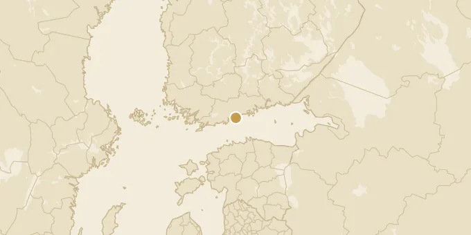 Map of Helsinki, Finland