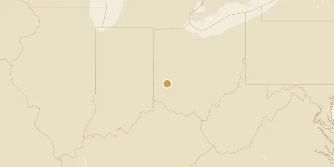 Map of Dayton, Ohio