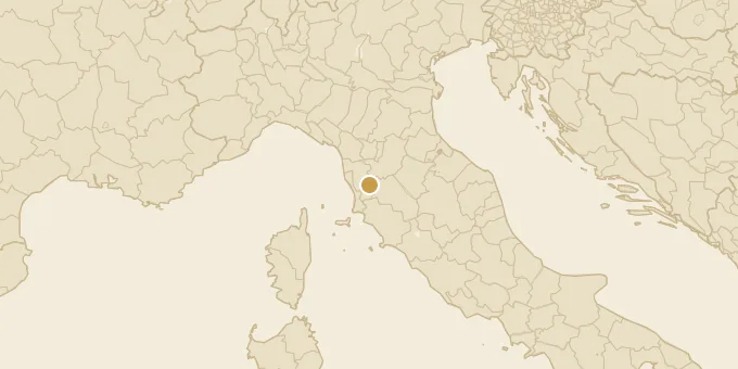 Map of Volterra, Italy
