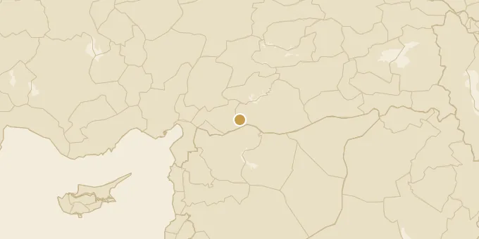 Map of Birecik, Turkey