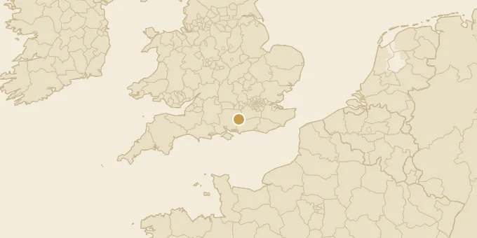 Map of Bordon, Hampshire
